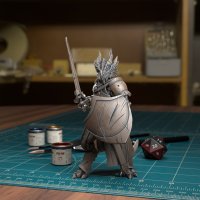 Dragonborn Guard Figure (Unpainted)