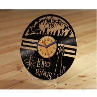 Handmade The Lord of the Rings V.3 Vinyl Clock