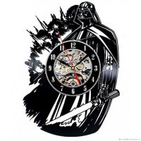 Handmade Star Wars - Darth Vader Vinyl Wall Clock