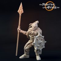 Orc with spear and shield Figure (Unpainted)