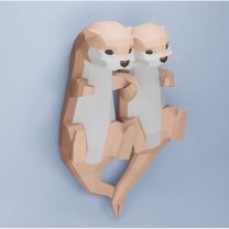 2 Otters 3D Building Set