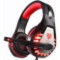 Pacrate (Red) RGB USB Gaming Headset