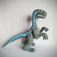 Jurassic World - Dinosaur Blue Velociraptor Plush Toy (50cm)