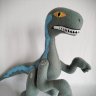 Jurassic World - Dinosaur Blue Velociraptor Plush Toy (50cm)