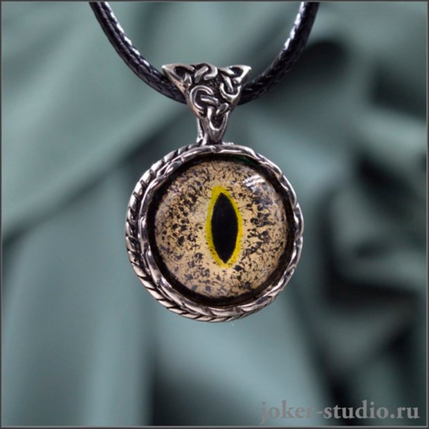 Crocodile Eye Pendant