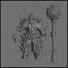 Orc General - Grazam Zeithammer Figure (Unpainted)