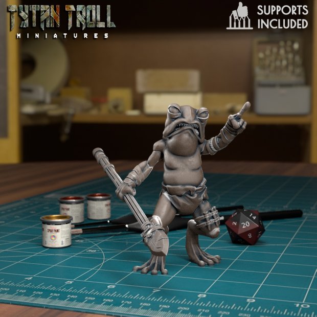 Evil Grung Figure (Unpainted)