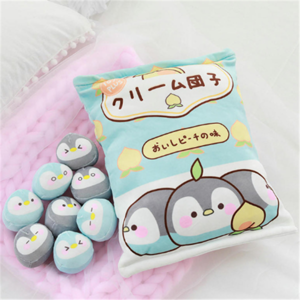 Snack Bag Plush Pillow (Green)