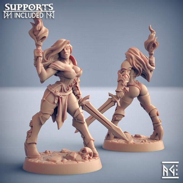 Elena Fighters Guild Figure (Unpainted)