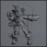 Goblin Risbet, A Well-Aimed Snowball Thrower Figure (Unpainted)