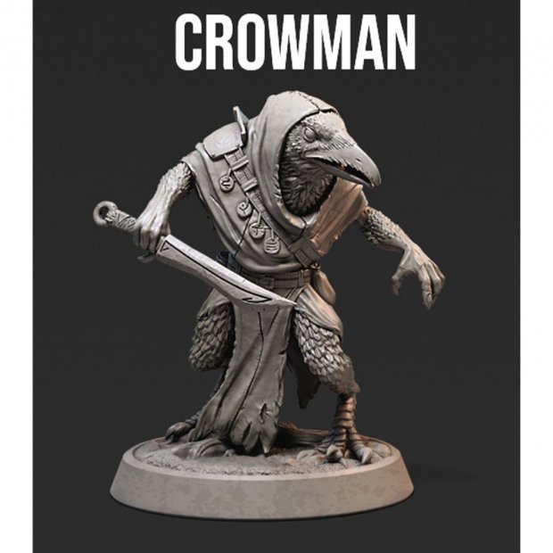 Crowman Figure (Unpainted)