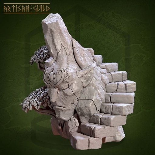 The Shrine of the Noble Elves Alfar, Terrane Figure (Unpainted)