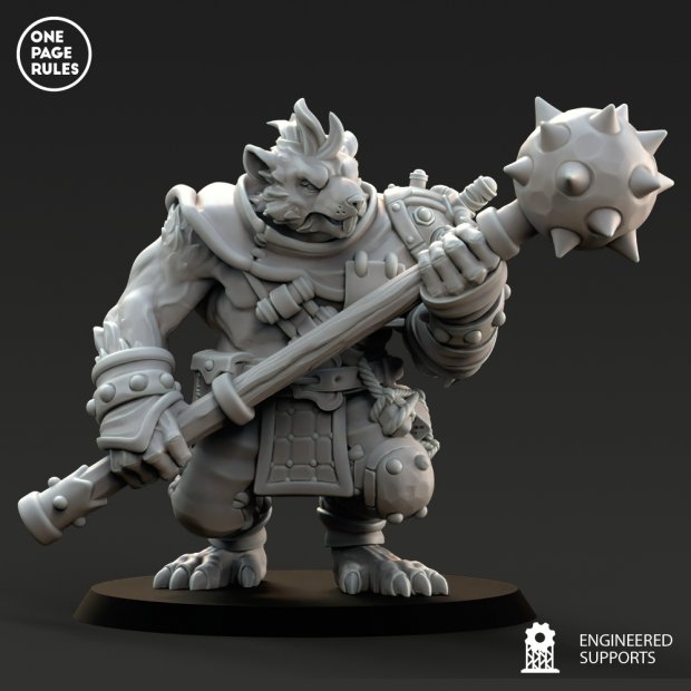 Ratman ogre 3 Figure (Unpainted)
