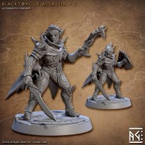 Blacktongue Assassin 04 Figure (Unpainted)