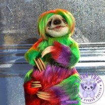 Sloth Skittles Plush Toy