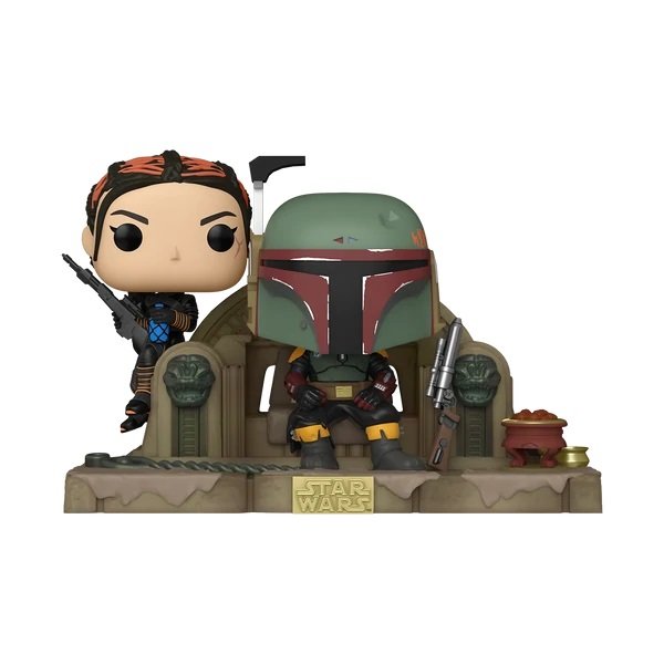 Funko POP: The Mandalorian - Boba Fett & Fennec on Throne Figure