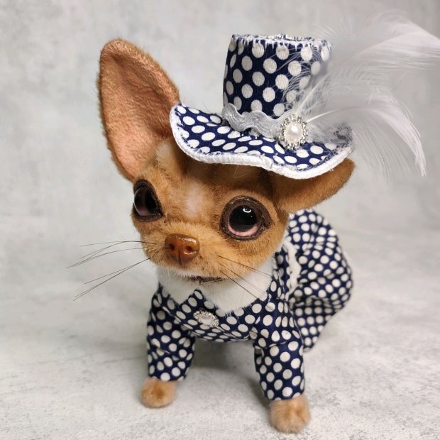 Chihuahua puppy Fashionista Plush Toy