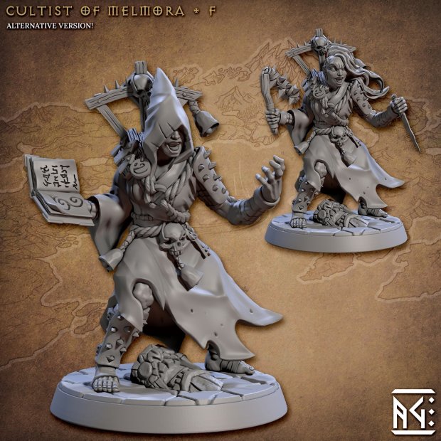 Cultist of Melmora Figure (Unpainted)