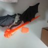 Flying Dragon Shelf Light Decoration (Golden Dragon Blue Fire)