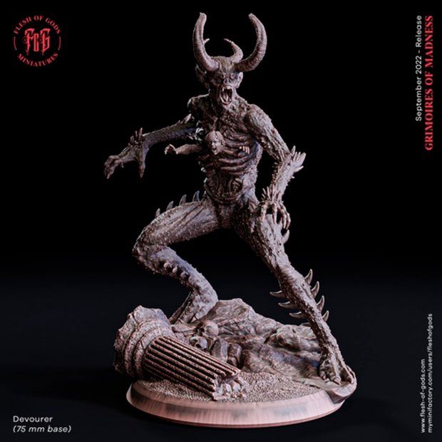 Devourer, an Undead Giant Figure (Unpainted)