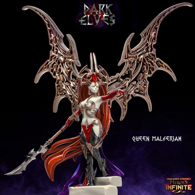 Queen Malferian Figure (Unpainted)