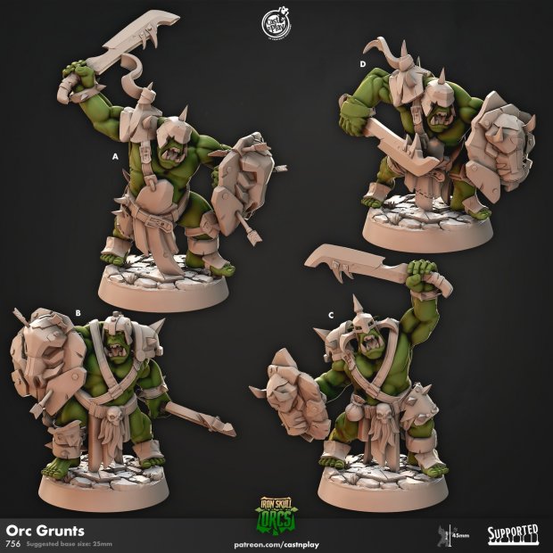 Orc brute Figure (Unpainted)