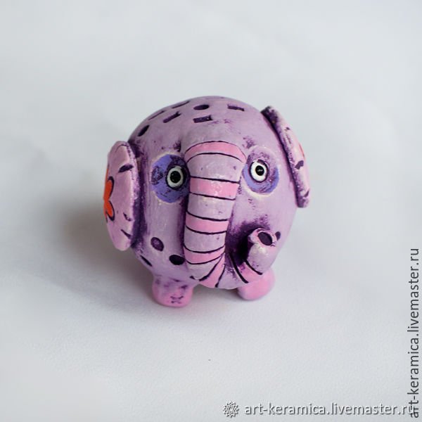 Tiny Elephant Figure