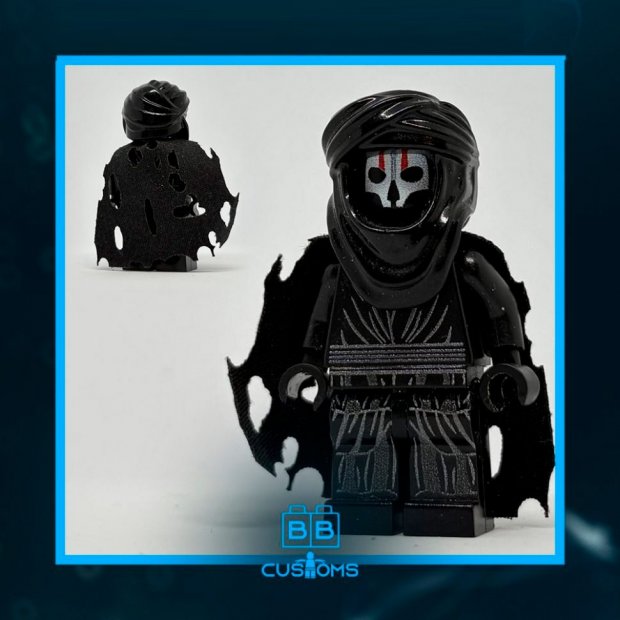 Sci-Fi Dark Void Lord Minifigure