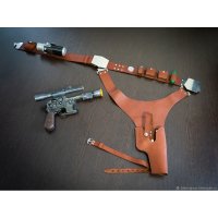 Handmade Star Wars - Han Solo's Blaster With Accessories Pistol Replica