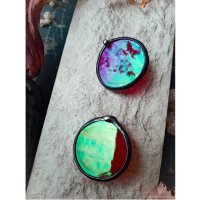 Planets with Irisation Earrings