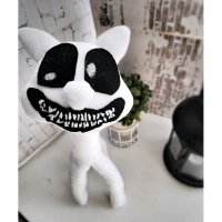 Trevor Henderson - White Cartoon Cat (35 cm) Plush Toy