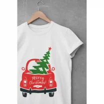 Christmas Car With Tree T-Shirt