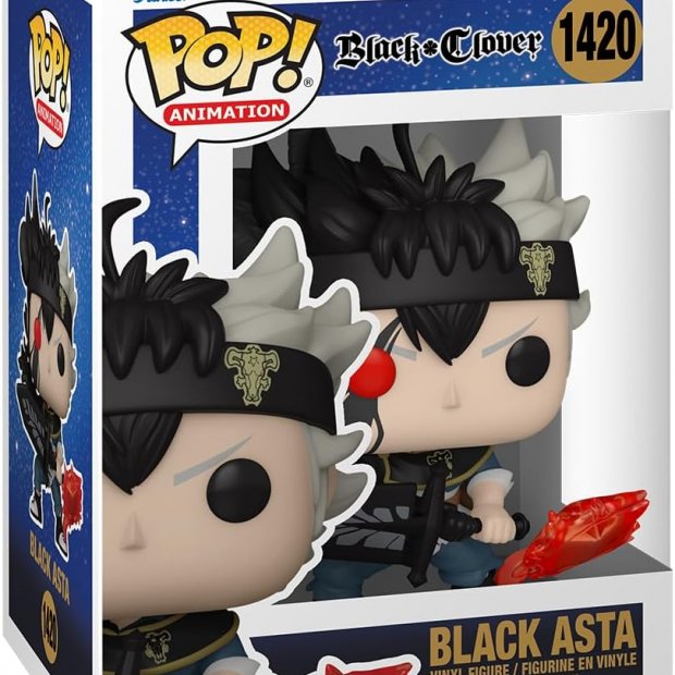 Funko Pop Anime: Black Clover - Black Asta Figure