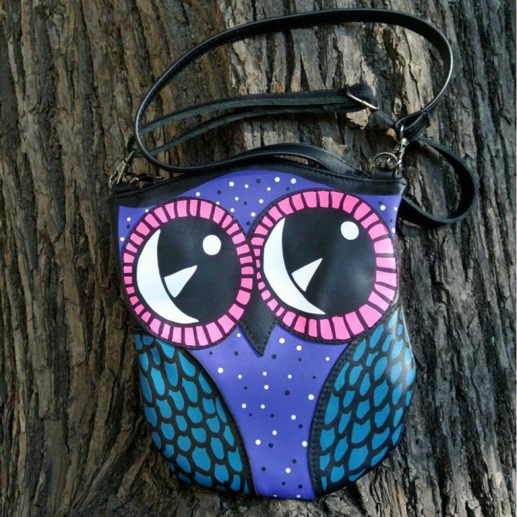 Owl with Big Eyes Handbag