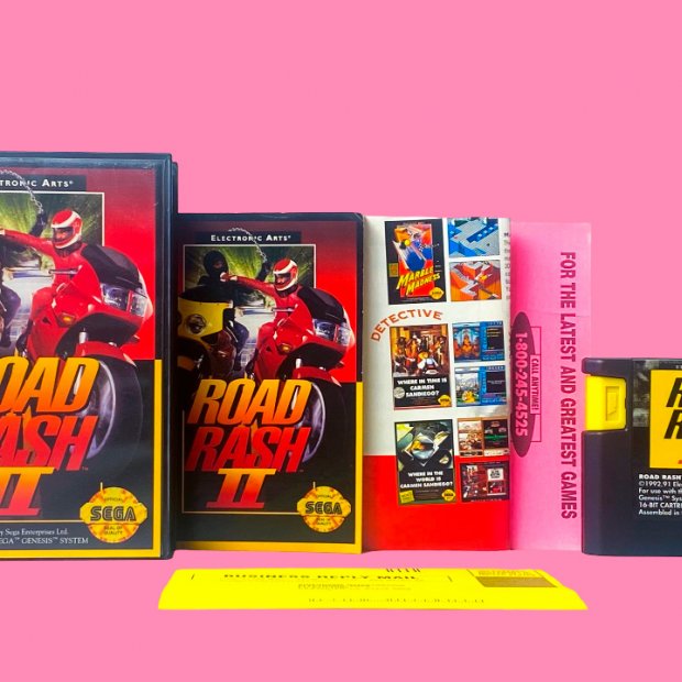 (Buy out) Road Rash II (full with poster, regcard and insert) Game