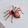 Red Spider Brooch