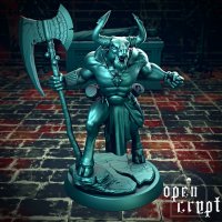 Evil Minotaur Figure (Unpainted)
