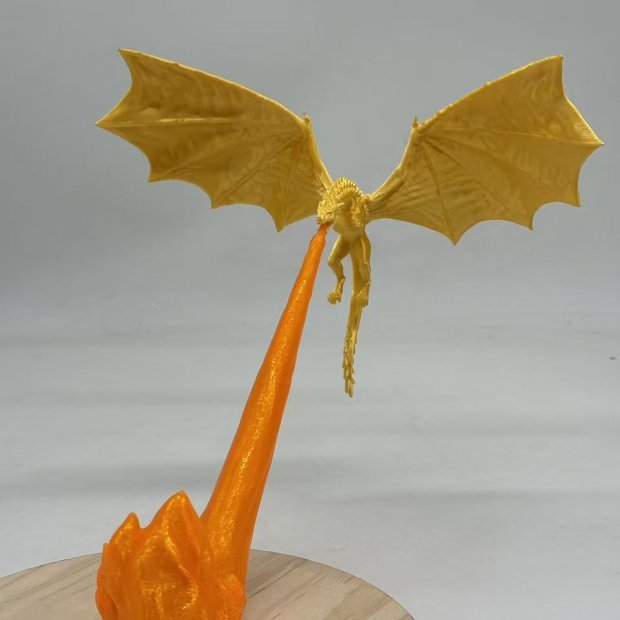 Flying Dragon Shelf Light Decoration (Golden Dragon)