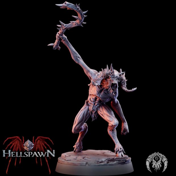 The Destroyer of the Vanguard of Devils Figure (Unpainted)