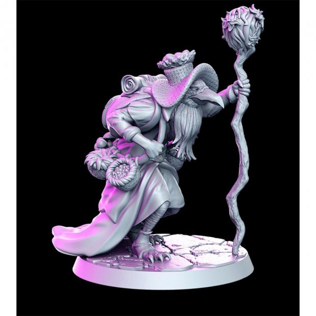 Forest Witch Vala Figure (Unpainted)