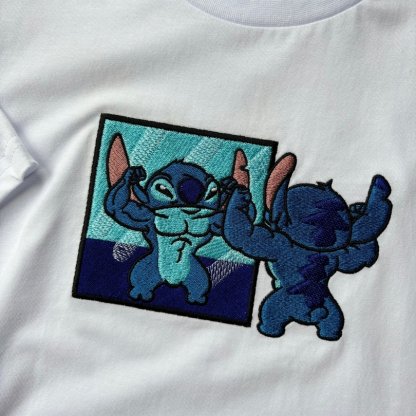 Lilo & Stitch - Stitch Bodybuilder T-shirt