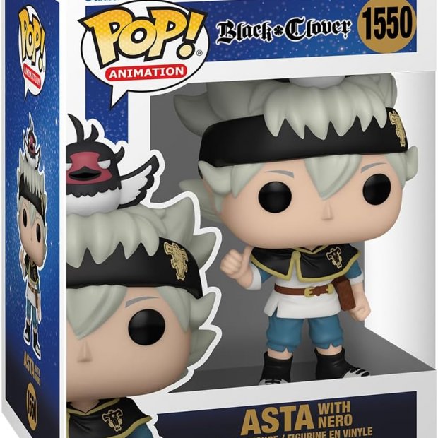 Funko Pop Anime: Black Clover - Asta with Nero Figure