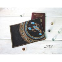 Zodiac Sign Crayfish V.2 Passport Cover