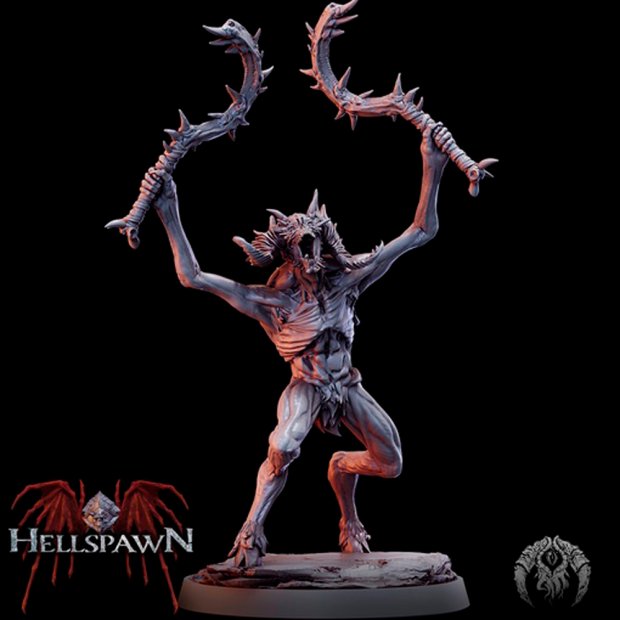 The Smasher of the Vanguard of Devils Figure (Unpainted)