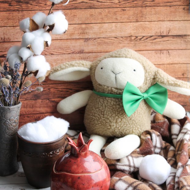 Light Gray Sheep Plush Toy
