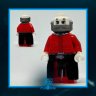Sci-Fi Dark Cyber Warlord Minifigure