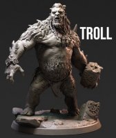 Bao Wild Troll Figure (Unpainted)