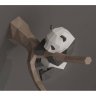 Panda On Branch 3D Building Set