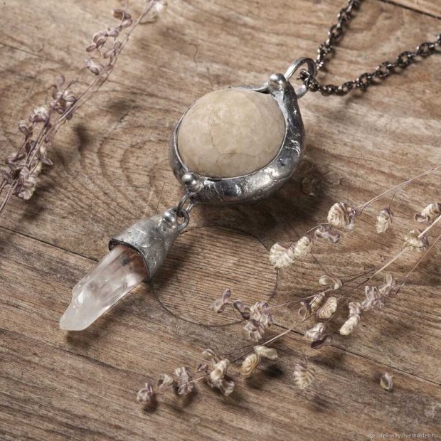 Silver Echinoderm Necklace