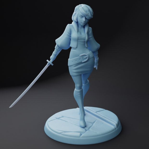 Demon Hunter Miralyn Figure (Unpainted)